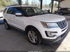 2016 Ford Explorer Limited White vin: 1FM5K8F81GGD06651