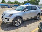 2019 Ford Explorer Limited Silver vin: 1FM5K8F81KGA19593