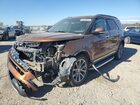 2017 Ford Explorer Limited Orange vin: 1FM5K8F84HGC34250