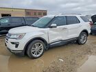 2018 Ford Explorer Limited White vin: 1FM5K8F85JGC41293