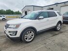 2016 Ford Explorer Limited White vin: 1FM5K8F88GGC38655
