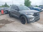2022 Ford Explorer St Gray vin: 1FM5K8GC1NGC20207