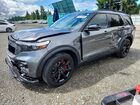 2024 Ford Explorer St Gray vin: 1FM5K8GCXRGA59071