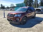 2016 Ford Explorer Sport Maroon vin: 1FM5K8GT1GGA35173