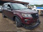 2018 Ford Explorer Sport Maroon vin: 1FM5K8GT1JGA45001