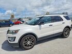 2017 Ford Explorer Sport White vin: 1FM5K8GT2HGA20246