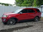 2016 Ford Explorer Sport Red vin: 1FM5K8GT3GGD07111