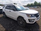 2016 Ford Explorer Sport White vin: 1FM5K8GT6GGC21100