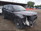 2018 Ford Explorer Sport Gray vin: 1FM5K8GT9JGC34995
