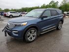 2020 Ford Explorer Platinum Blue vin: 1FM5K8HC0LGA68805