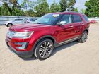 2017 Ford Explorer Platinum Red vin: 1FM5K8HT2HGA08516