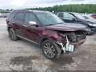 2018 Ford Explorer Platinum Burgundy vin: 1FM5K8HTXJGB76555