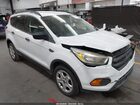 2017 Ford Escape S White vin: 1FMCU0F70HUB05272