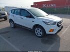 2019 Ford Escape S White vin: 1FMCU0F71KUB50583