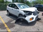 2019 Ford Escape S White vin: 1FMCU0F72KUA12292