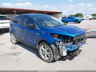 2018 Ford Escape S Blue vin: 1FMCU0F74JUC05851