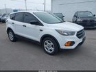 2018 Ford Escape S White vin: 1FMCU0F74JUD08400