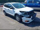 2017 Ford Escape S White vin: 1FMCU0F76HUA24003