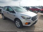 2018 Ford Escape S Silver vin: 1FMCU0F76JUA64068