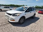 2016 Ford Escape S White vin: 1FMCU0F7XGUB00384