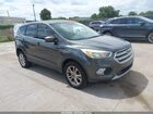 2019 Ford Escape Se Gray vin: 1FMCU0GD0KUA23019