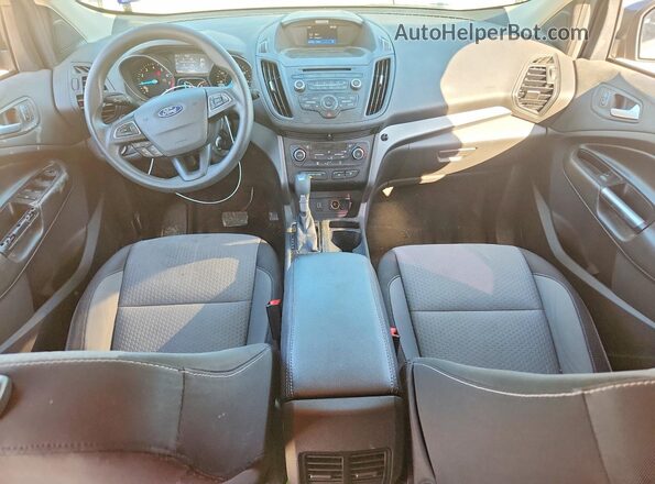 1FMCU0GD6HUF08466 2017 FORD ESCAPE Gray Vista del salpicadero