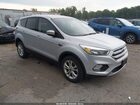 2017 Ford Escape Se Silver vin: 1FMCU0GD9HUB39201