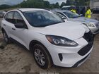 2021 Ford Escape S White vin: 1FMCU9F69MUA95069