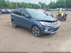 2018 Ford Escape Sel Light Blue vin: 1FMCU9HD1JUB93794