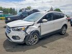 2019 Ford Escape Sel White vin: 1FMCU9HD4KUB27306