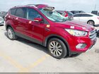 2017 Ford Escape Titanium Red vin: 1FMCU9J91HUB34065