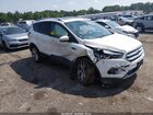 2018 Ford Escape Titanium White vin: 1FMCU9J99JUB80071