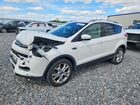 2016 Ford Escape Titanium White vin: 1FMCU9J9XGUC91432