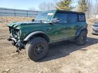 2024 Ford Bronco Wildtrak Green vin: 1FMEE2BP6RLA46131