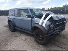 2024 Ford Bronco Wildtrak Blue vin: 1FMEE2BP7RLB51938