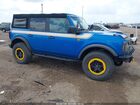 2022 Ford Bronco Badlands Blue vin: 1FMEE5DH3NLB69158