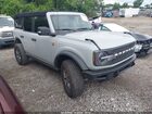 2021 Ford Bronco Badlands Gray vin: 1FMEE5DH6MLA94664
