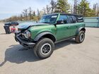 2022 Ford Bronco Base Green vin: 1FMEE5DP3NLA95019