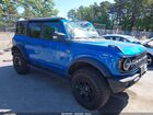 2022 Ford Bronco Wildtrak Blue vin: 1FMEE5DP8NLB85153