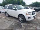 2017 Ford Expedition Limited White vin: 1FMJU1KT8HEA58308