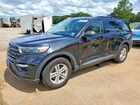 2022 Ford Explorer Xlt Black vin: 1FMSK7DH0NGA52119