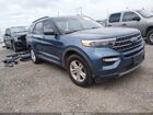 2020 Ford Explorer Xlt Blue vin: 1FMSK7DH2LGB38965