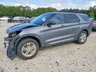 2021 Ford Explorer Xlt Gray vin: 1FMSK7DH3MGB59793