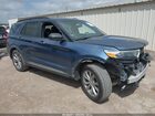 2020 Ford Explorer Xlt Blue vin: 1FMSK7DH5LGB04275