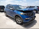 2020 Ford Explorer Xlt Blue vin: 1FMSK7DHXLGA52772