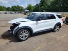 2021 Ford Explorer Limited White vin: 1FMSK7FH2MGB53030