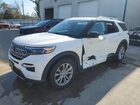 2020 Ford Explorer Limited White vin: 1FMSK7FH3LGA58233
