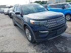 2020 Ford Explorer Limited Black vin: 1FMSK7FHXLGA38934