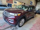 2022 Ford Explorer Limited Burgundy vin: 1FMSK7FHXNGA81267