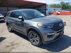 2021 Ford Explorer Xlt Gray vin: 1FMSK8DH1MGA95050
